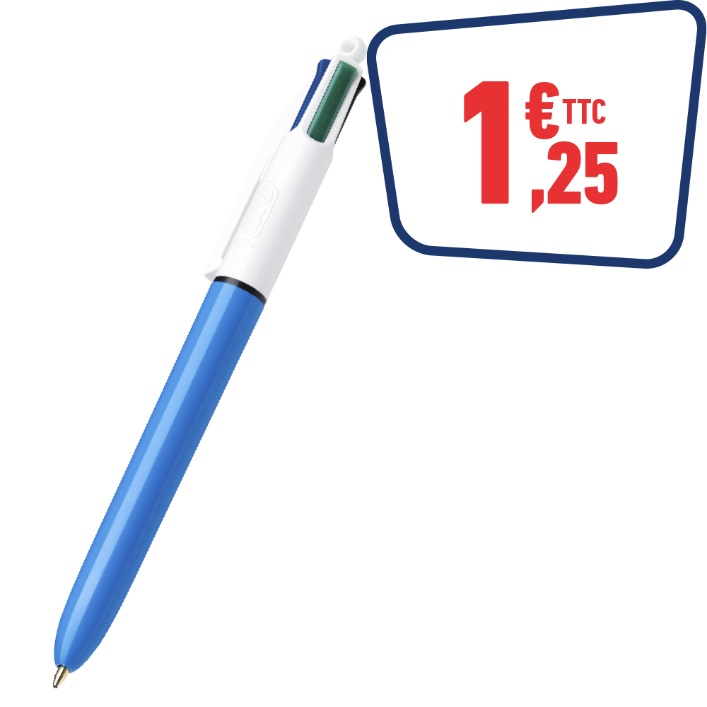 STYLO BIC 4 COULEURS