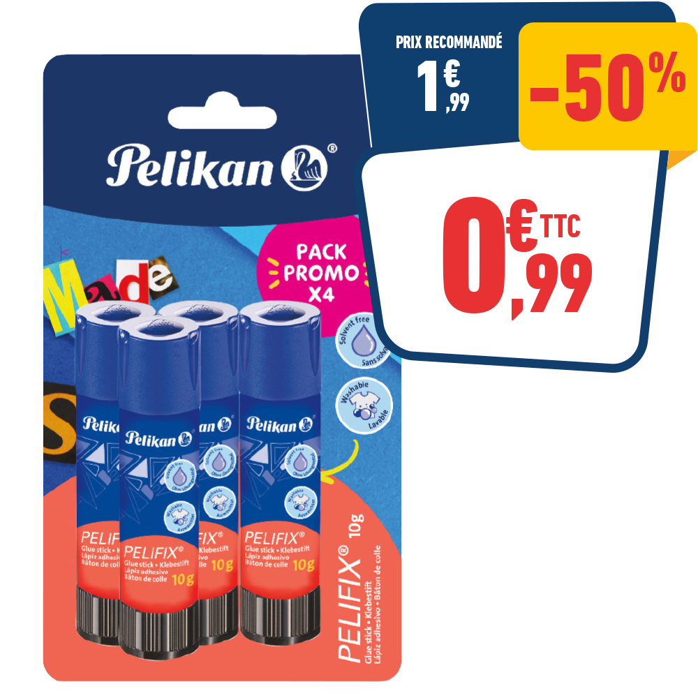 4 BÂTONS DE COLLE