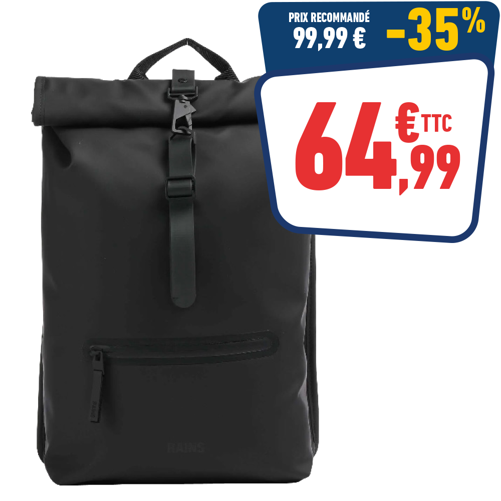 SAC À DOS ROLL-TOP RAINS