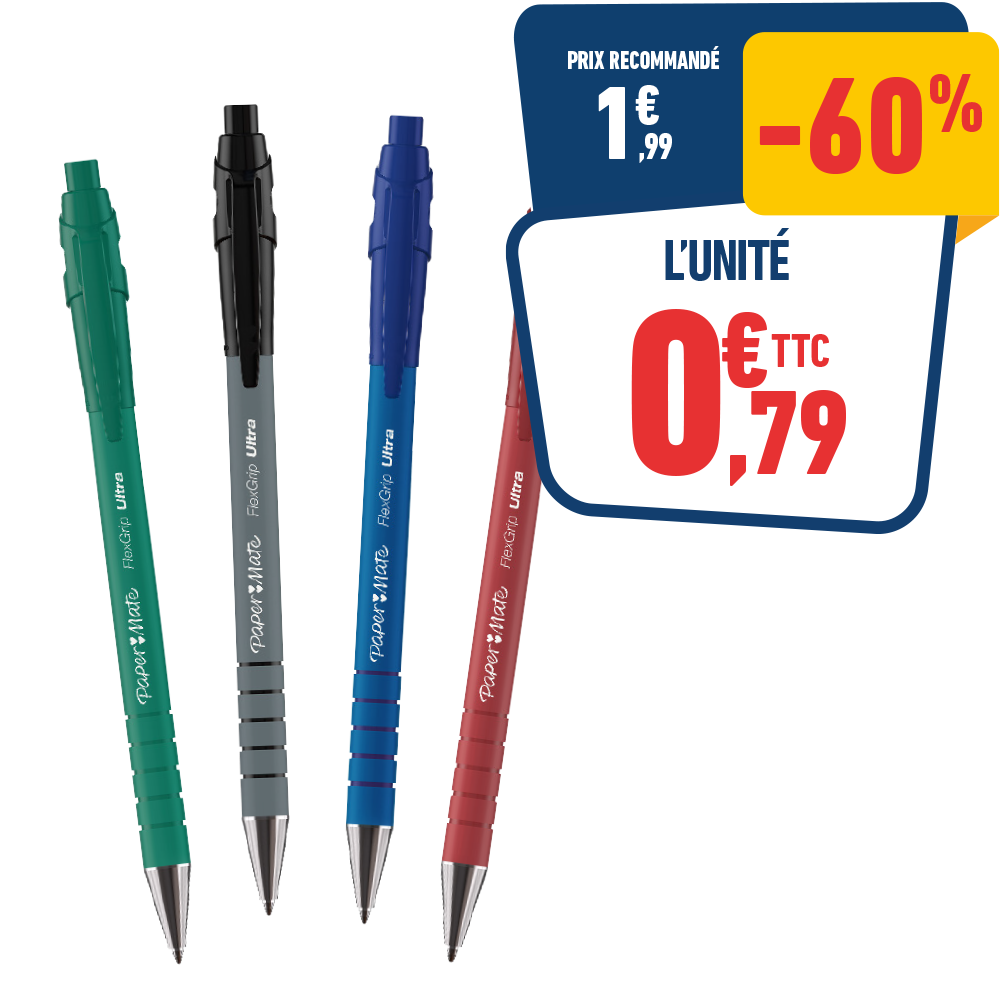 STYLO BILLE FLEXGRIP