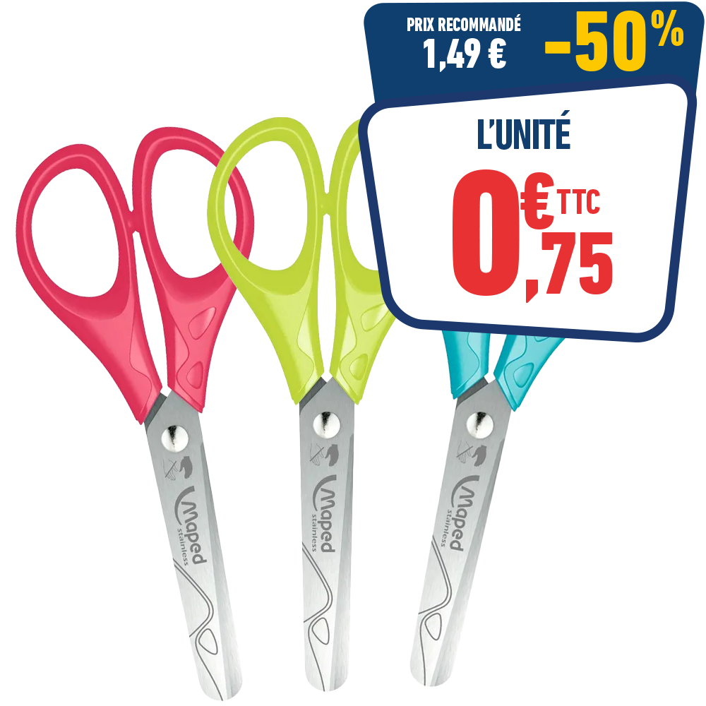 CISEAUX À BOUTS RONDS