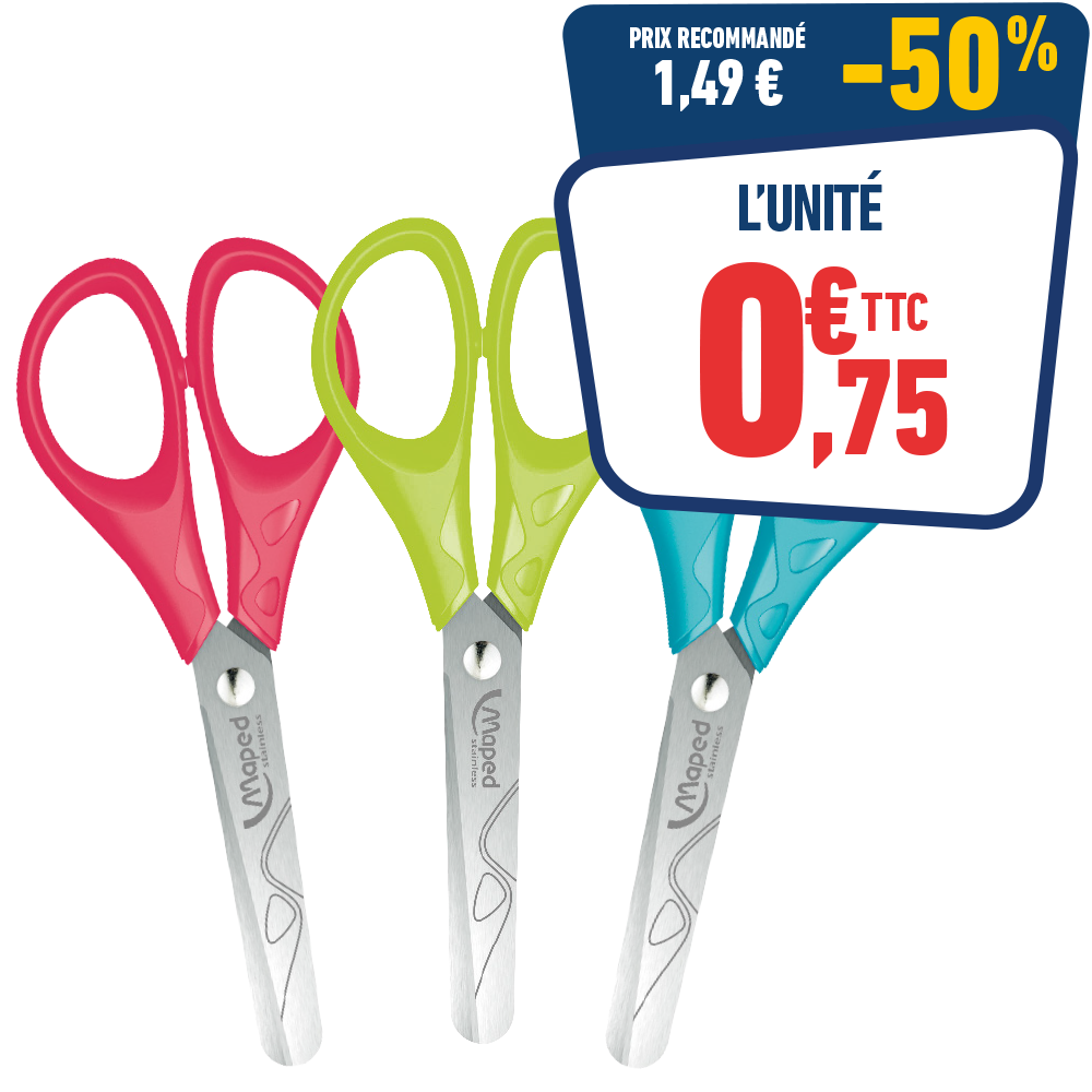 CISEAUX À BOUTS RONDS