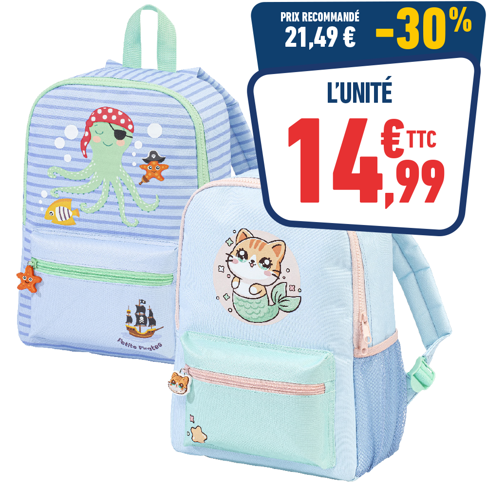 Sac à dos Magicat et Petits Pirates