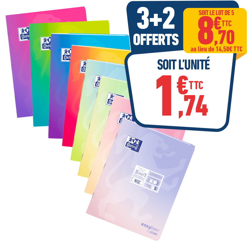 CAHIER 24 X 32 CM "EASYBOOK FUSION"