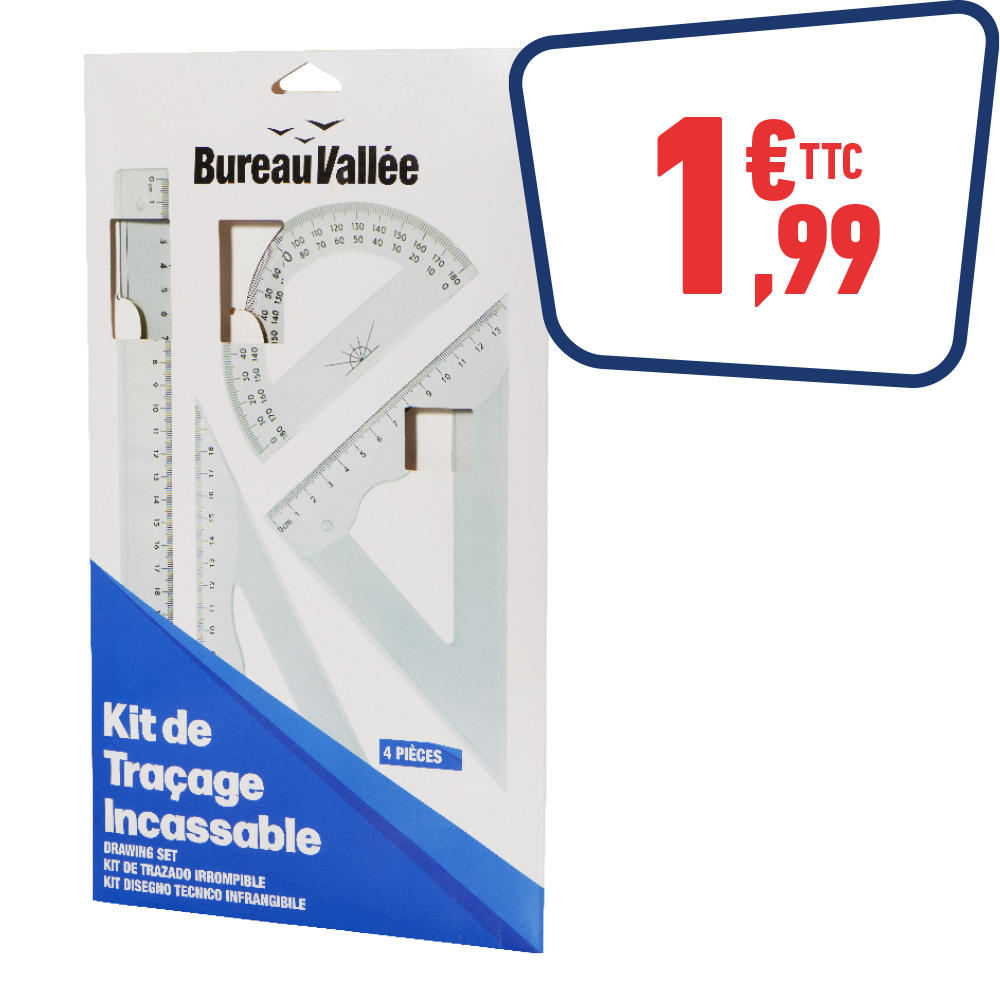 KIT DE TRAÇAGE 4 PIÈCES