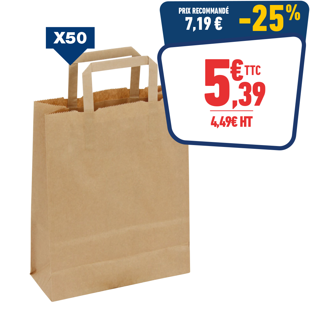 50 SACS KRAFT