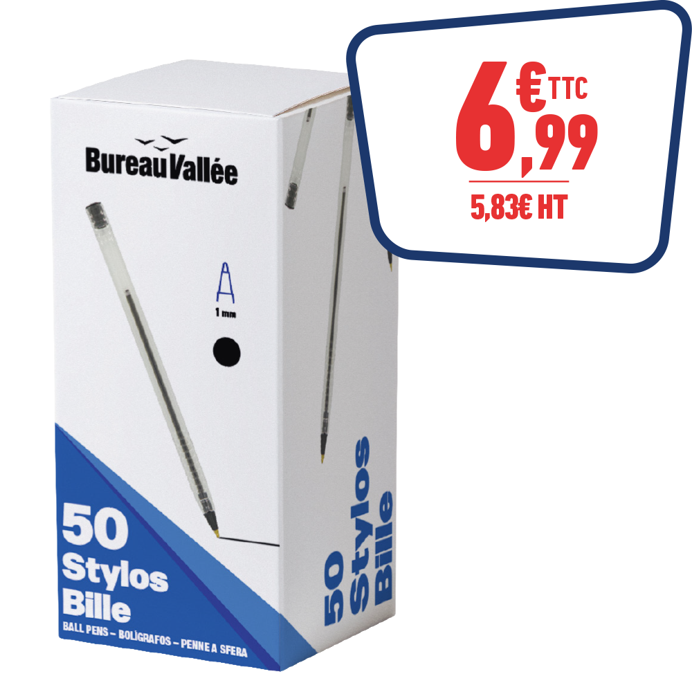 50 STYLOS BILLE