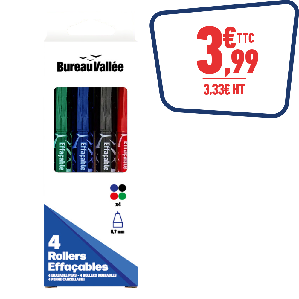 4 ROLLERS THERMOSENSIBLES