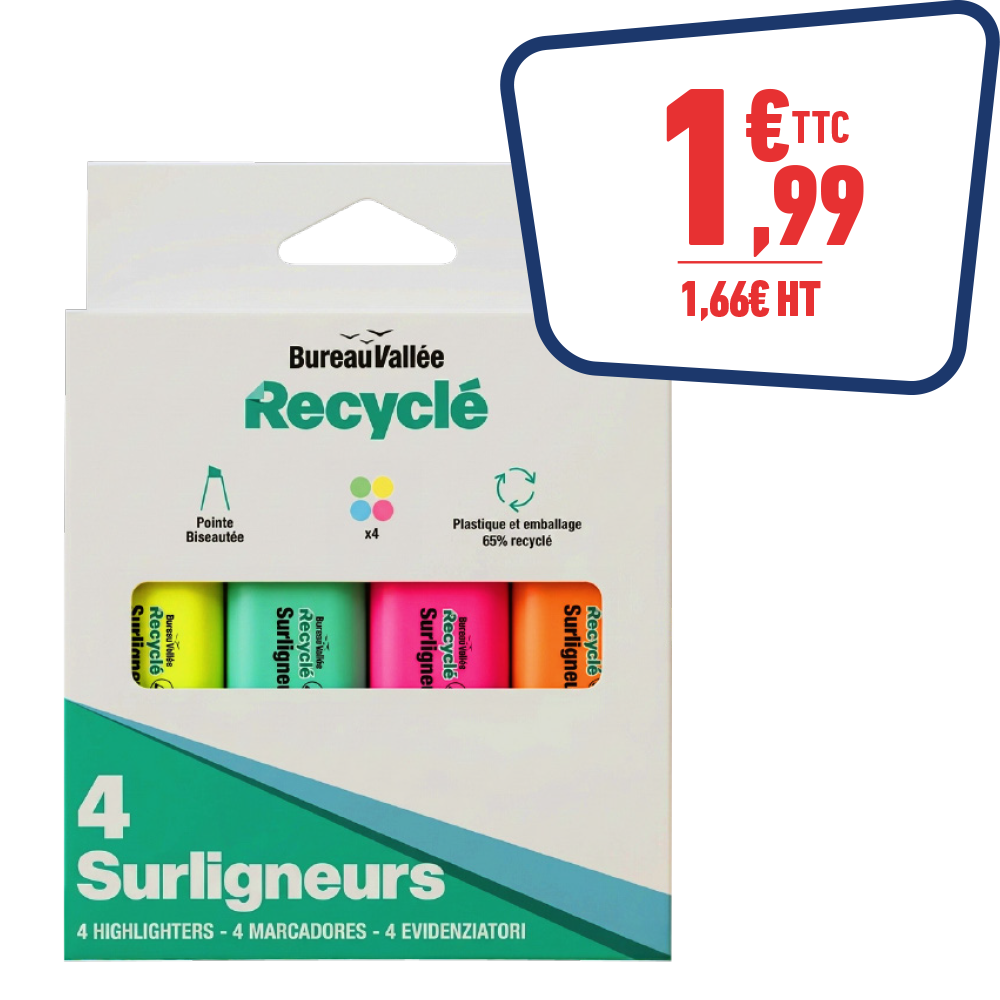 4 SURLIGNEURS