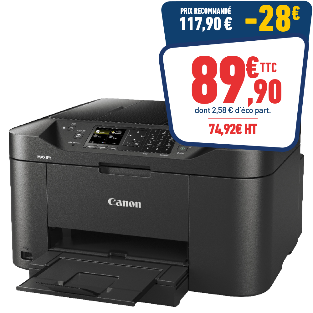 IMPRIMANTE JET D'ENCRE MULTIFONCTION CANON MAXIFY MB2150
