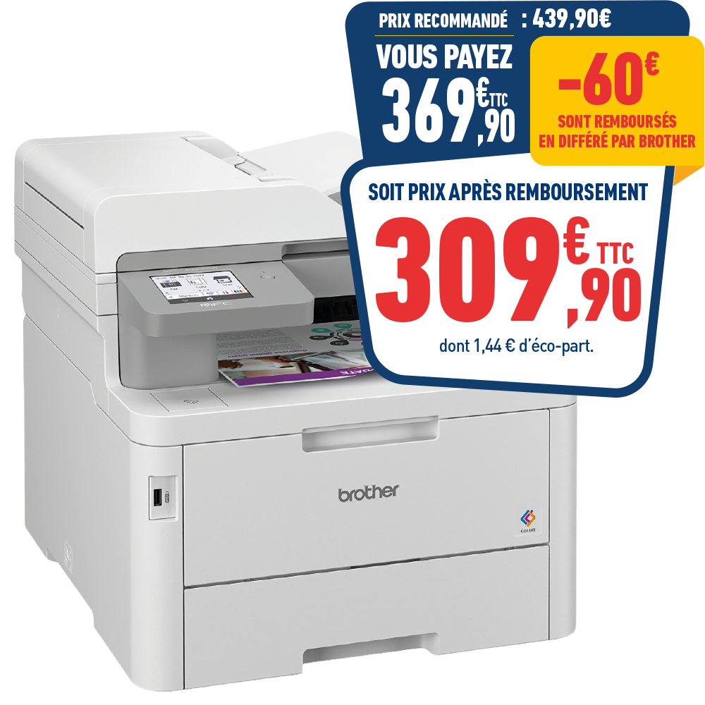 IMPRIMANTE LASER MULTIFONCTION BROTHER MFC-L8390CDW