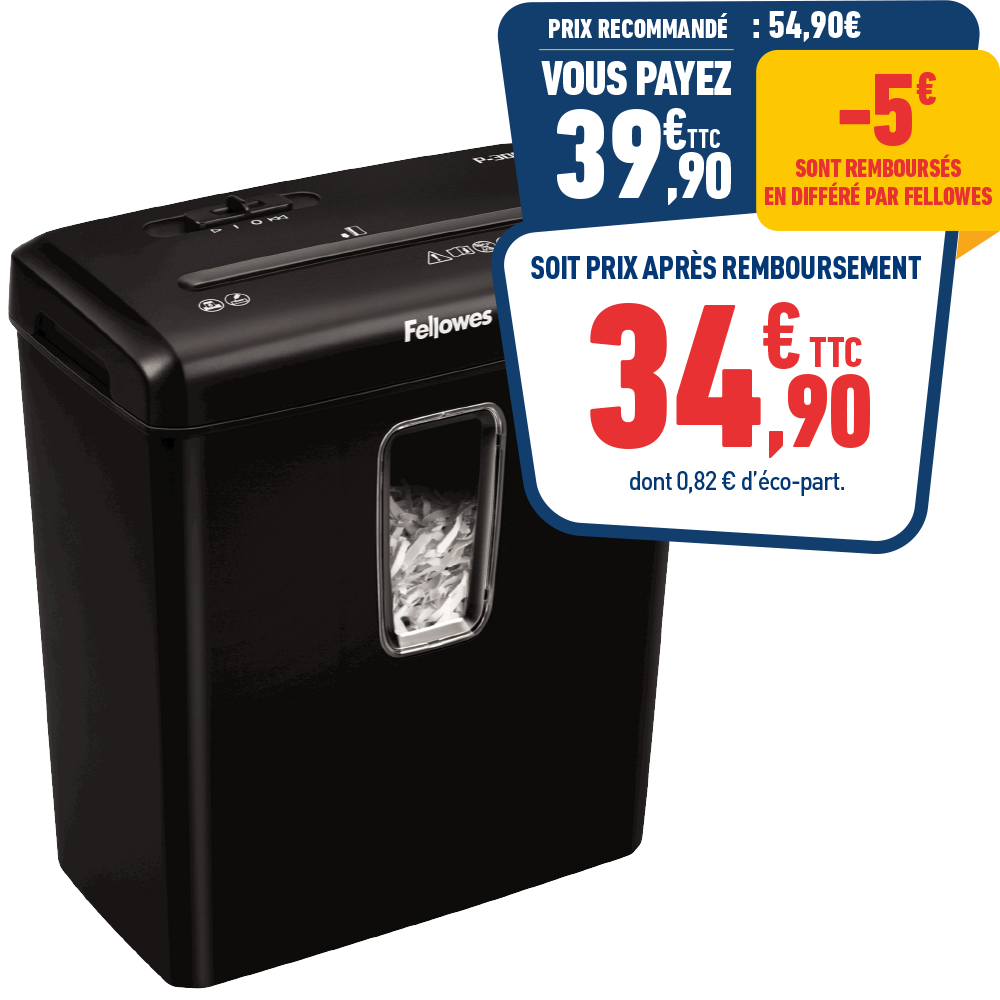 DESTRUCTEUR FELLOWES P-30C