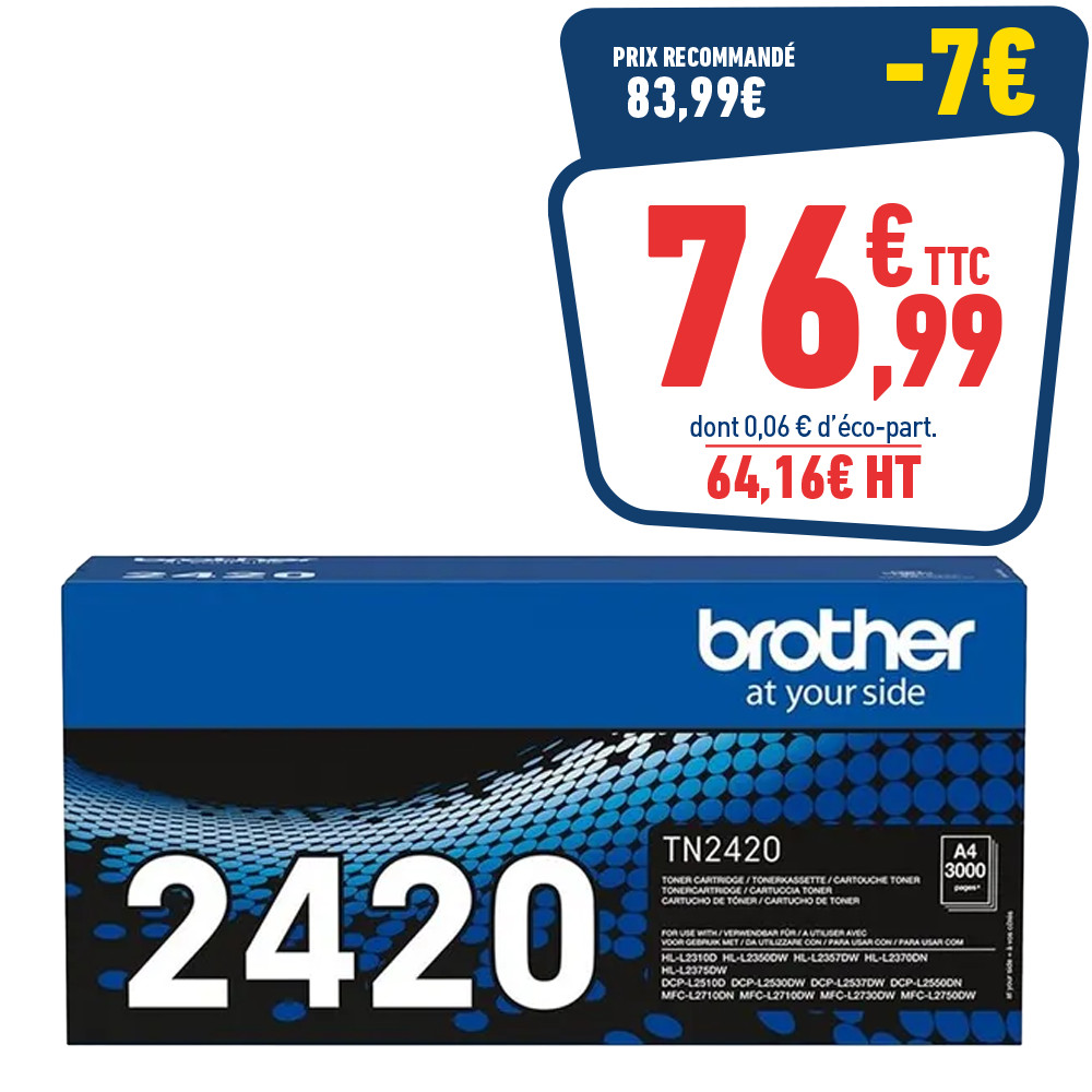 CARTOUCHE LASER BROTHER TN2420