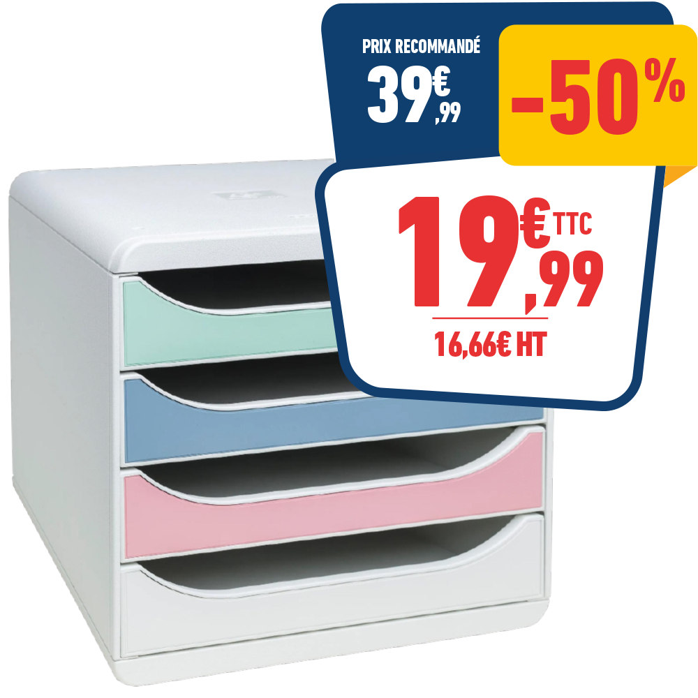 MODULE DE CLASSEMENT 4 TIROIRS - JUSQU'À A4+