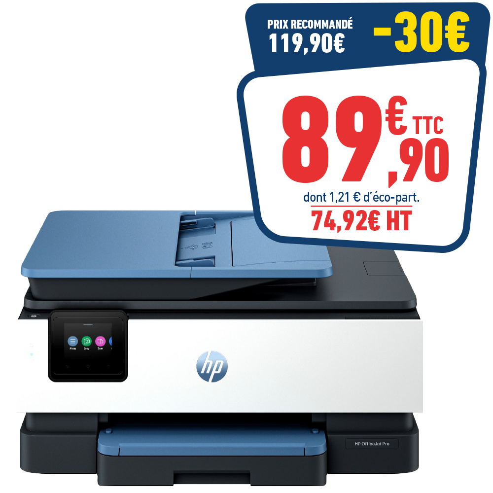 IMPRIMANTE JET D'ENCRE MULTIFONCTION HP OFFICEJET PRO 8125e