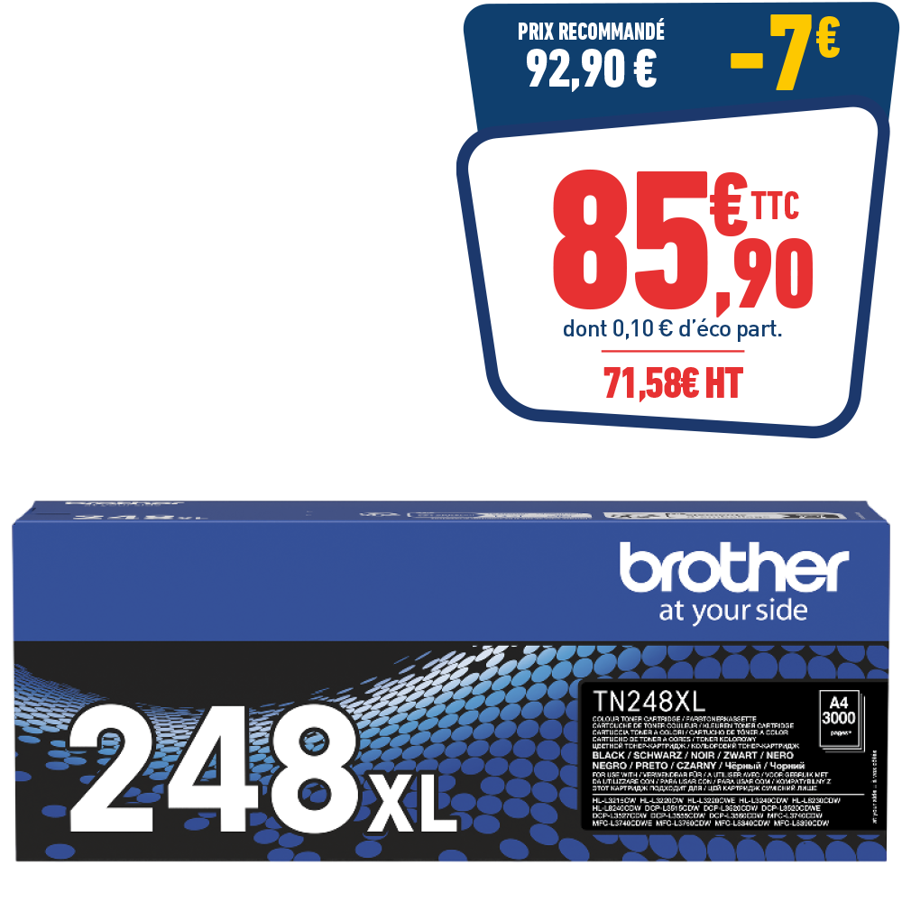 CARTOUCHE LASER BROTHER TN-248XL
