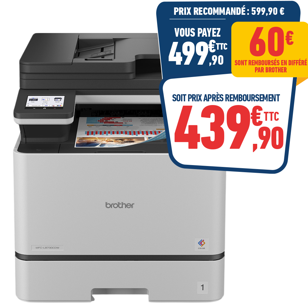 IMPRIMANTE MULTIFONCTION LASER Brother MFC-L8730CDW