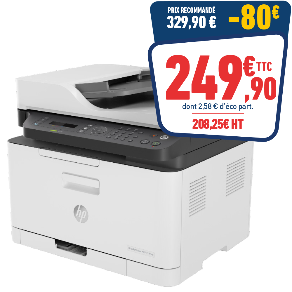 IMPRIMANTE LASER MULTIFONCTION HP Color Laser MFP 179fnw