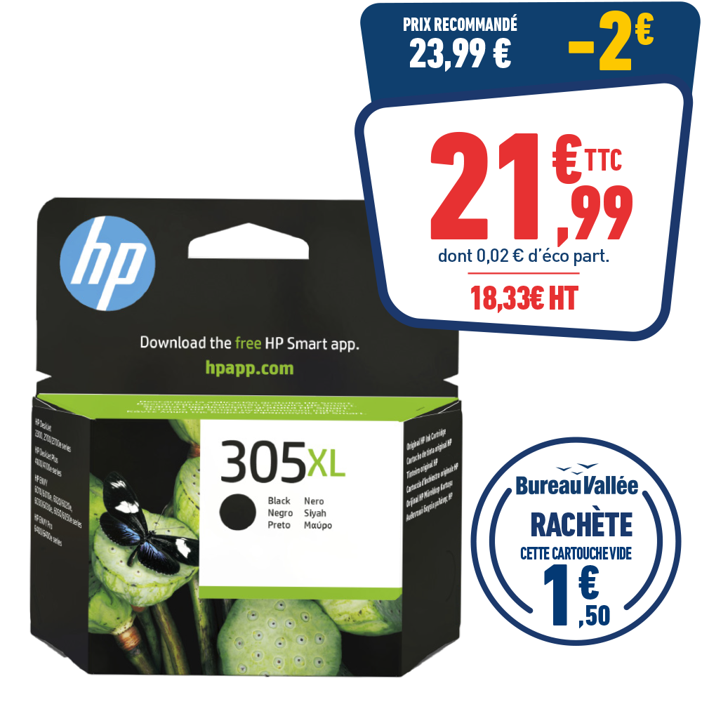 CARTOUCHE D’ENCRE HP 305XL