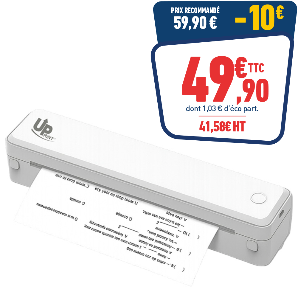 IMPRIMANTE THERMIQUE PORTABLE