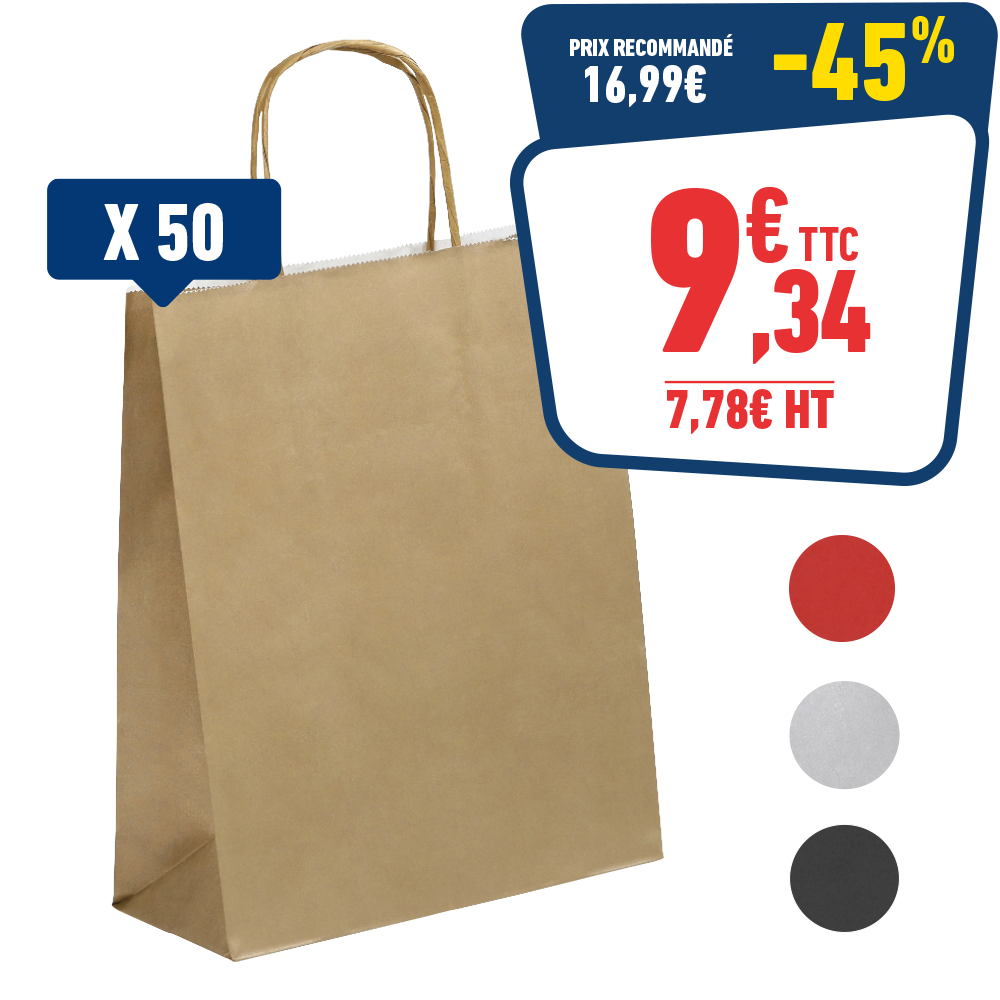 50 SACS KRAFT