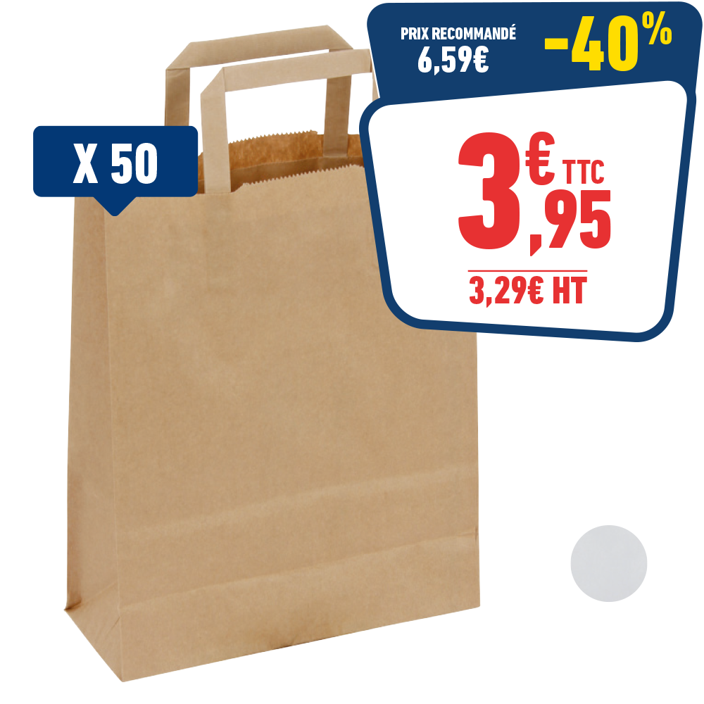 50 SACS KRAFT