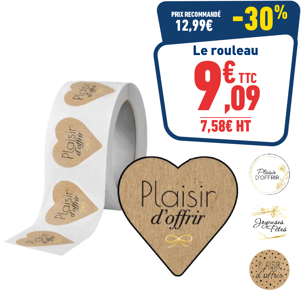 ROULEAU DE 500 ÉTIQUETTES