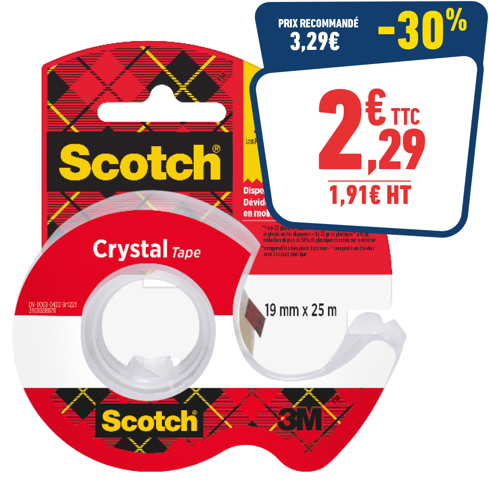 RUBAN ADHÉSIF Scotch® Crystal™
