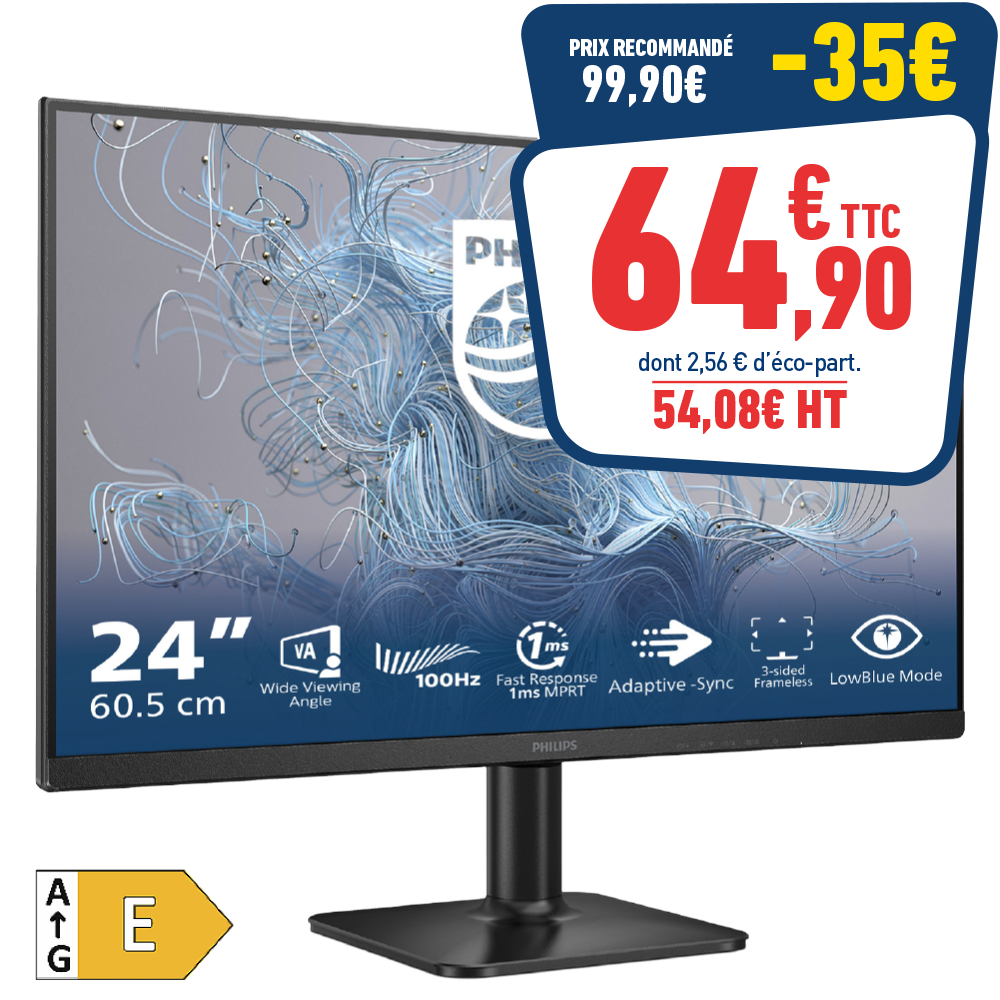 MONITEUR PHILIPS 24’’