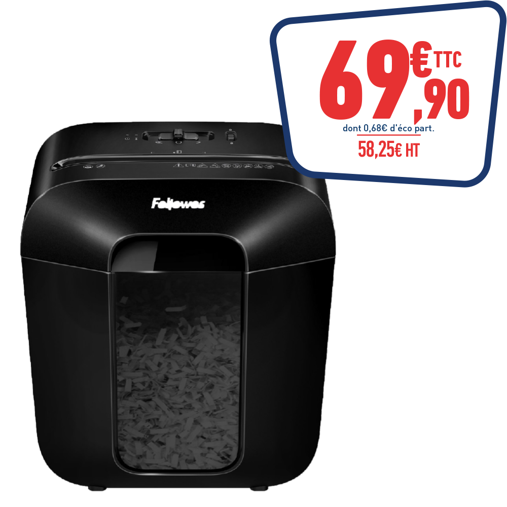 DESTRUCTEUR FELLOWES LX25