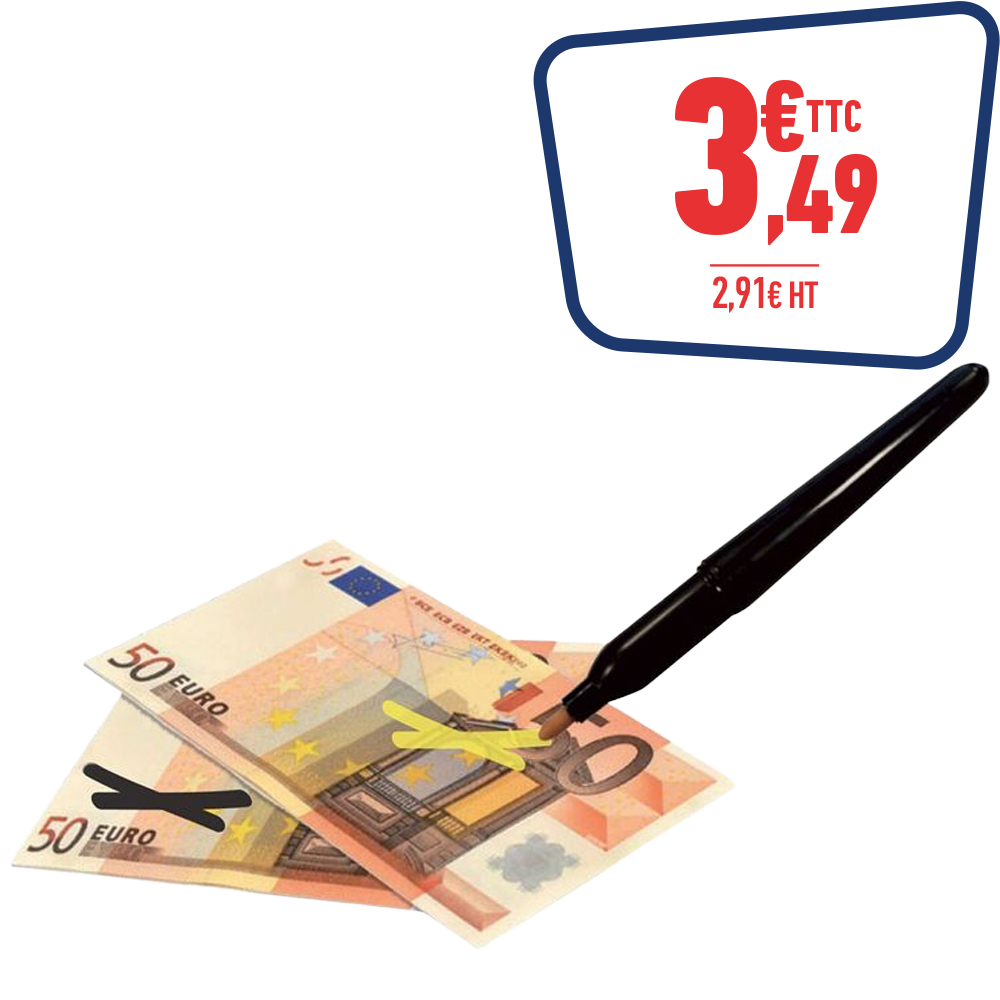 STYLO DETECTEUR DE FAUX BILLETS