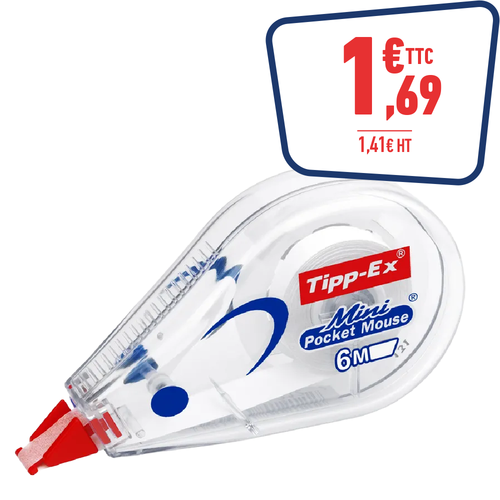 MINI CORRECTEUR POCKET MOUSE 6 M TIPP EX