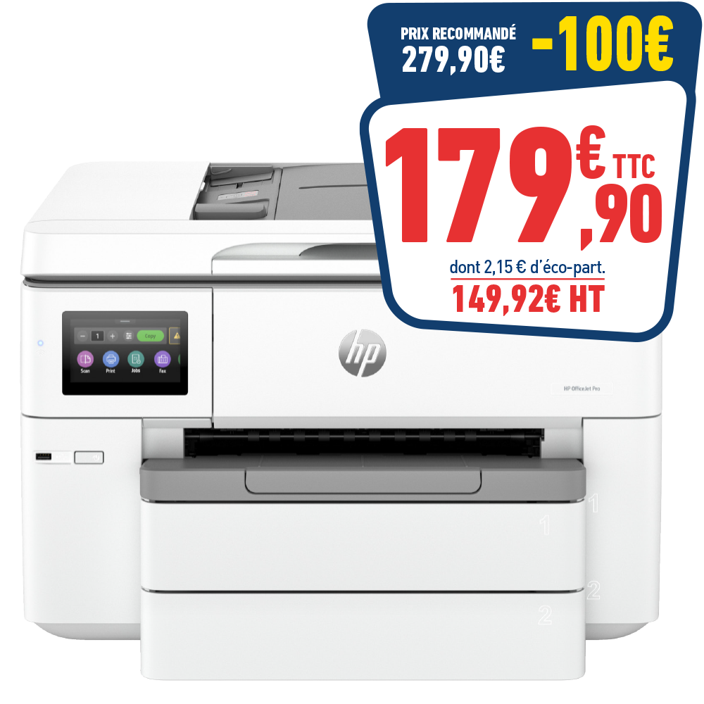 IMPRIMANTE MULTIFONCTION JET D’ENCRE HP OFFICEJET PRO 9730e