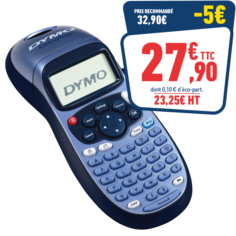 ÉTIQUETEUSE DYMO LETRATAG 100H