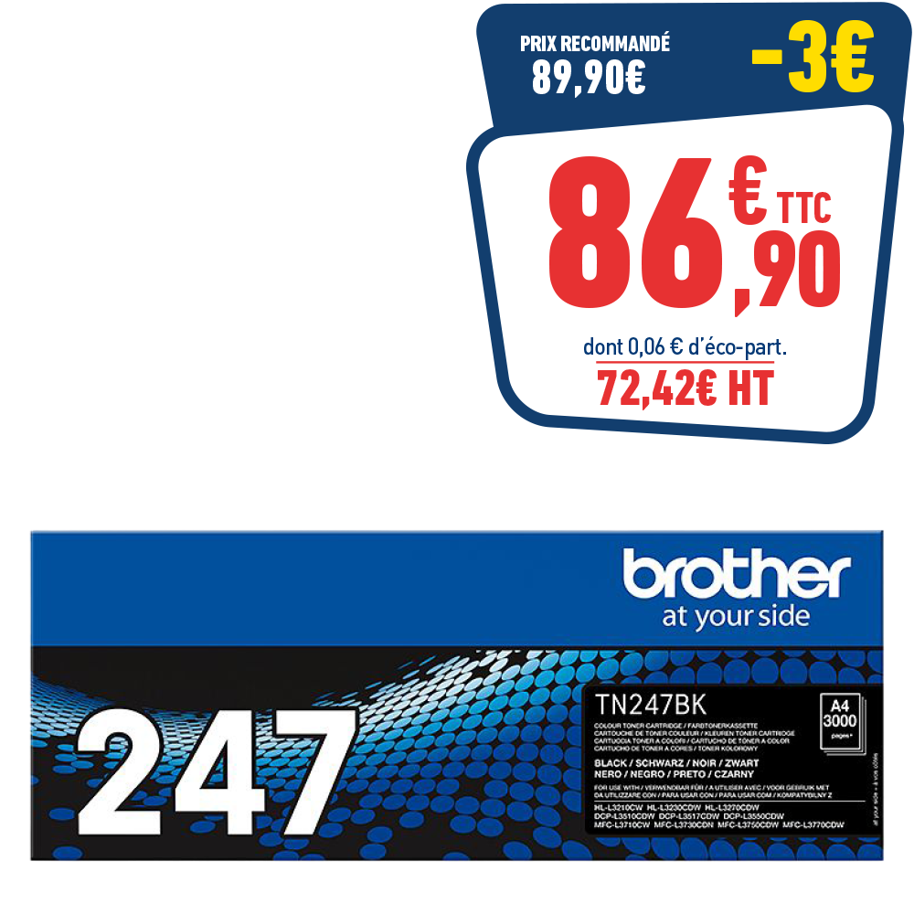CARTOUCHE LASER BROTHER TN-247