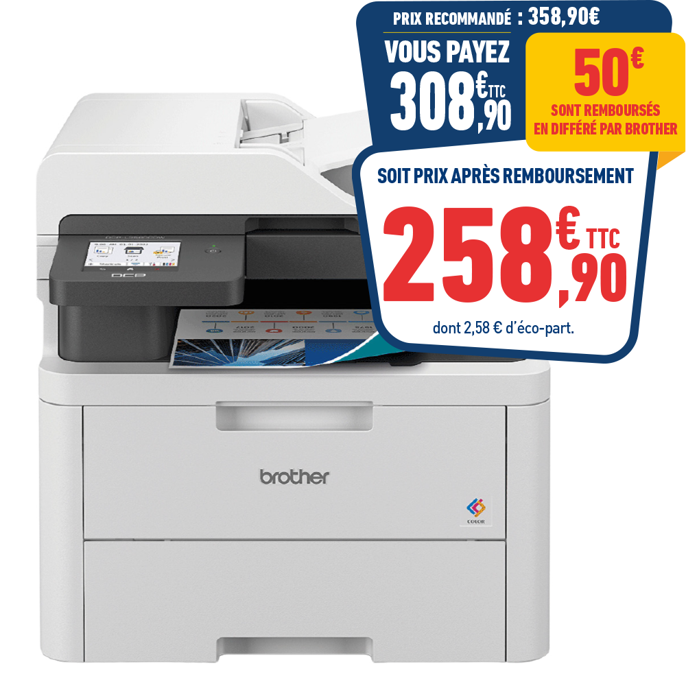 IMPRIMANTE MULTIFONCTION LASER BROTHER DCP-L3560CDW