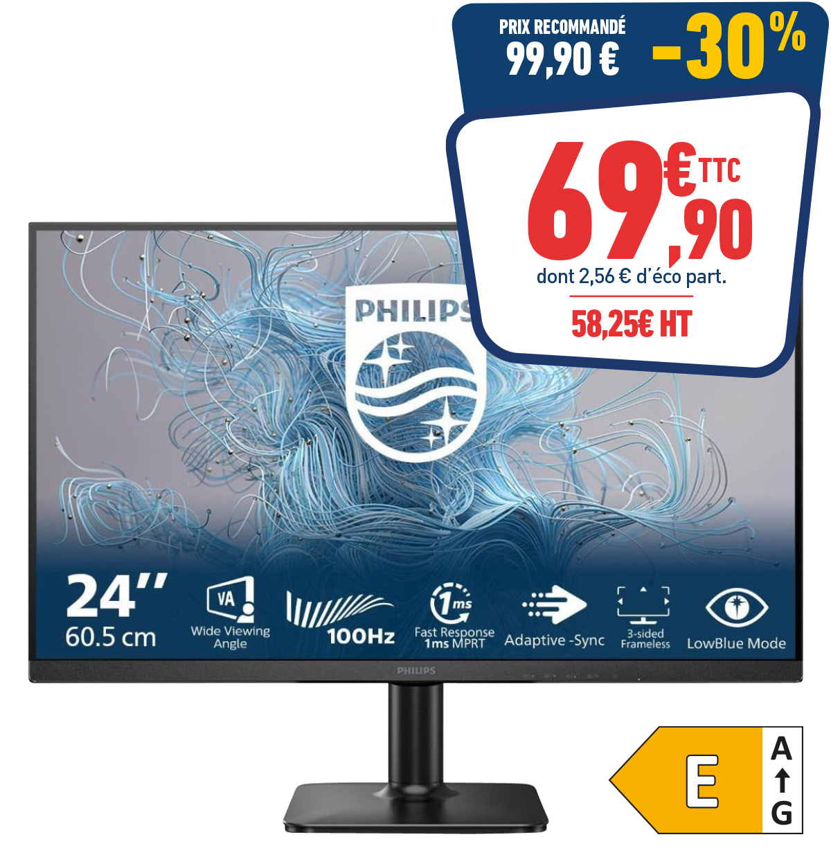 Moniteur Philips 24''